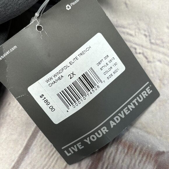 NWT Eddie Bauer Women 2X Windfoil Elite Soft Shell Trench Coat Jacket C065 -30 - Picture 9 of 16